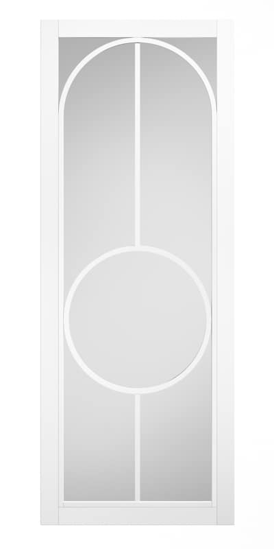 White Bowery Clear Glazed Door White Bowery Clear Glazed Door