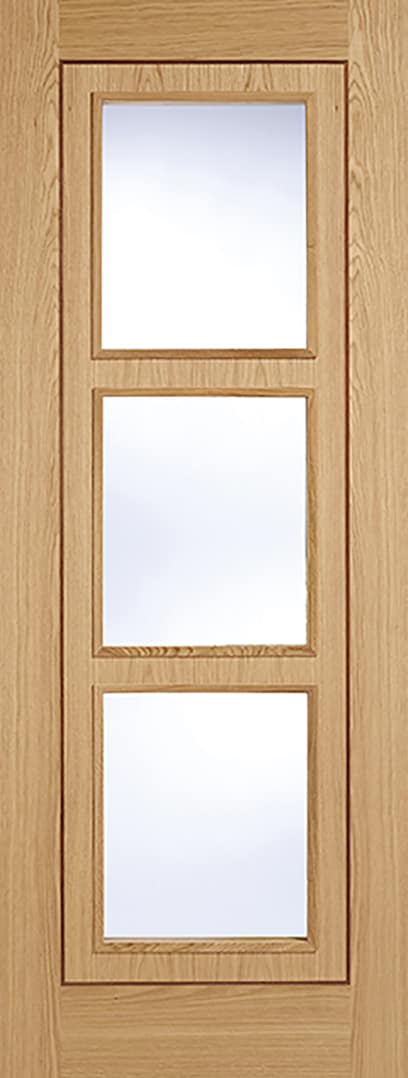 Oak Inlay 3 Light Door Oak Inlay 3 Light Door