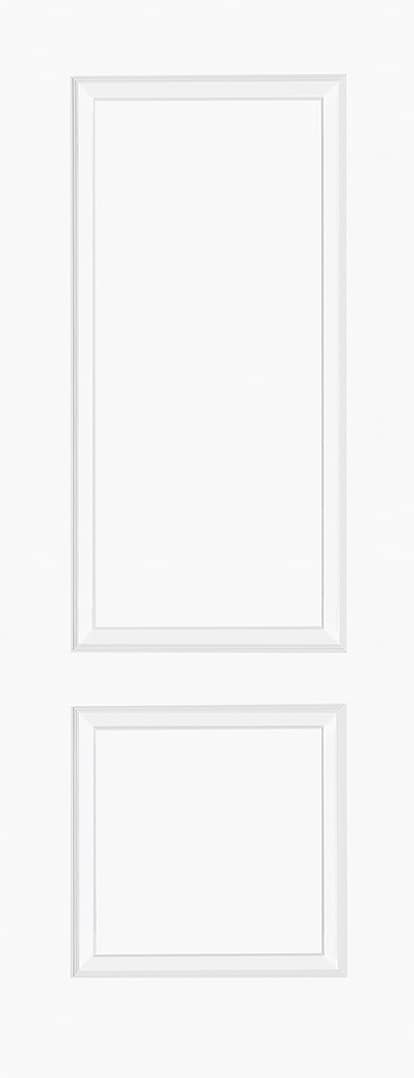 White Moulded Smooth Berlin 2 Panel Door White Moulded Smooth Berlin 2 Panel Door