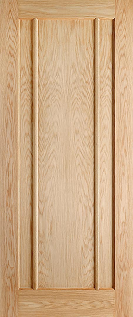 Oak Lincoln 3 Panel Pre-Finished Door Oak Lincoln 3 Panel Pre-Finished Door