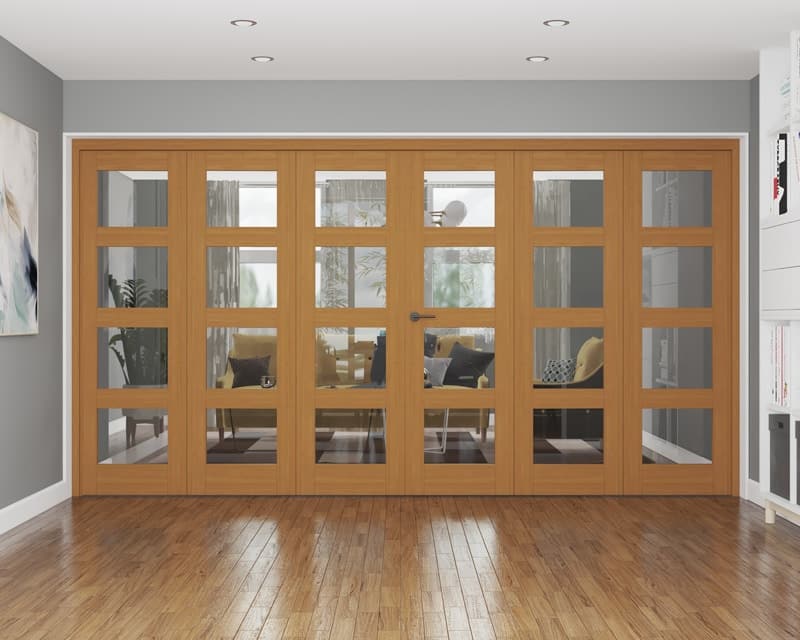 Repute Fully Finished Oak 4 Light 1674mm