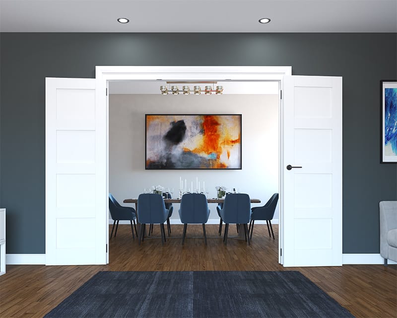 Calibre White Primed 4 Panel 1914mm Calibre White Primed 4 Panel 1914mm