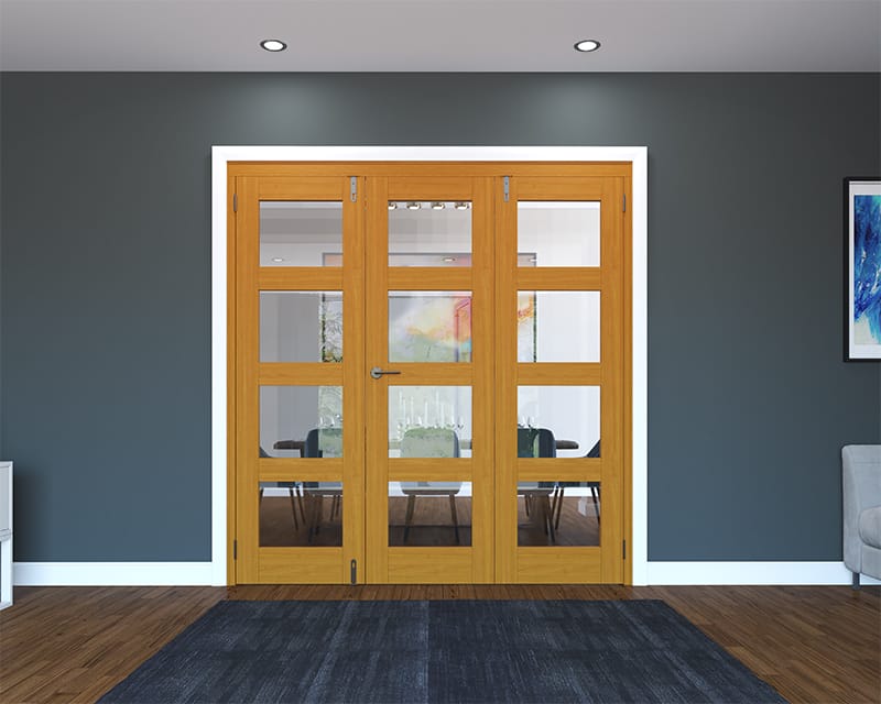 Calibre Fully Finished Oak 4 Light 1682mm