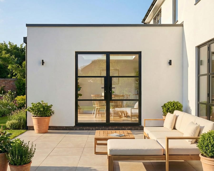 Black Heritage French Doors 1800mm